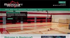 Desktop Screenshot of mastercraftsportsflooring.com